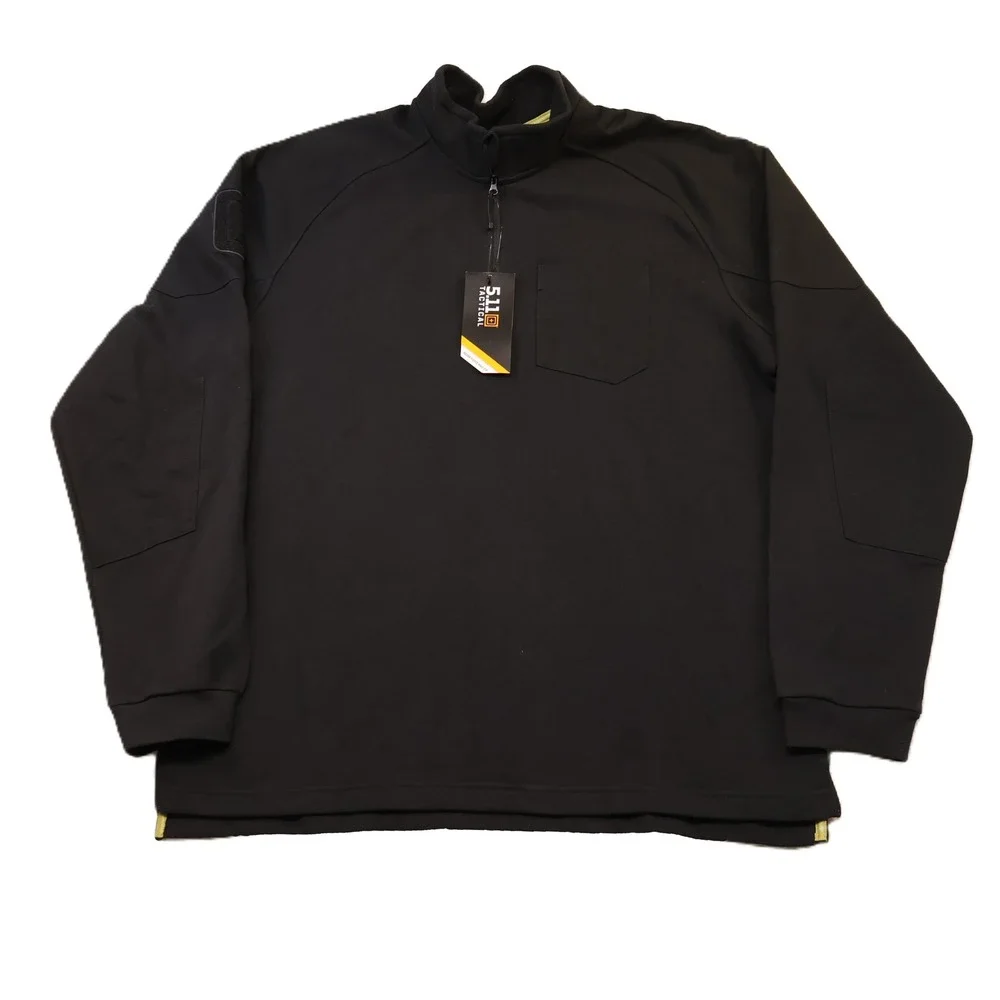 5.11 Tactical Men XL Radar Fleece 1/2 Zip Pullover Black 72102-019